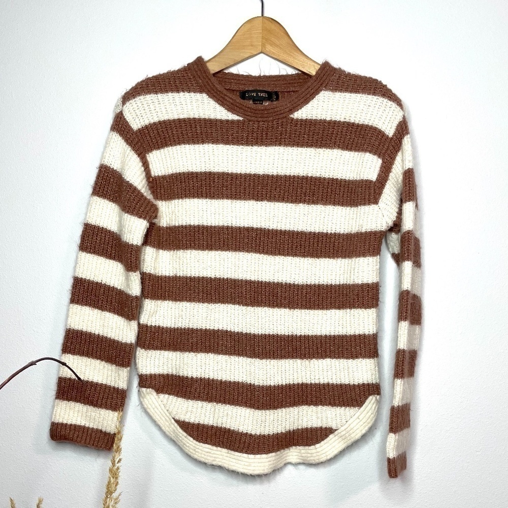 Love Tree Cozy Brown Sweater